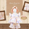 Rain Drop Set - Pink Birds