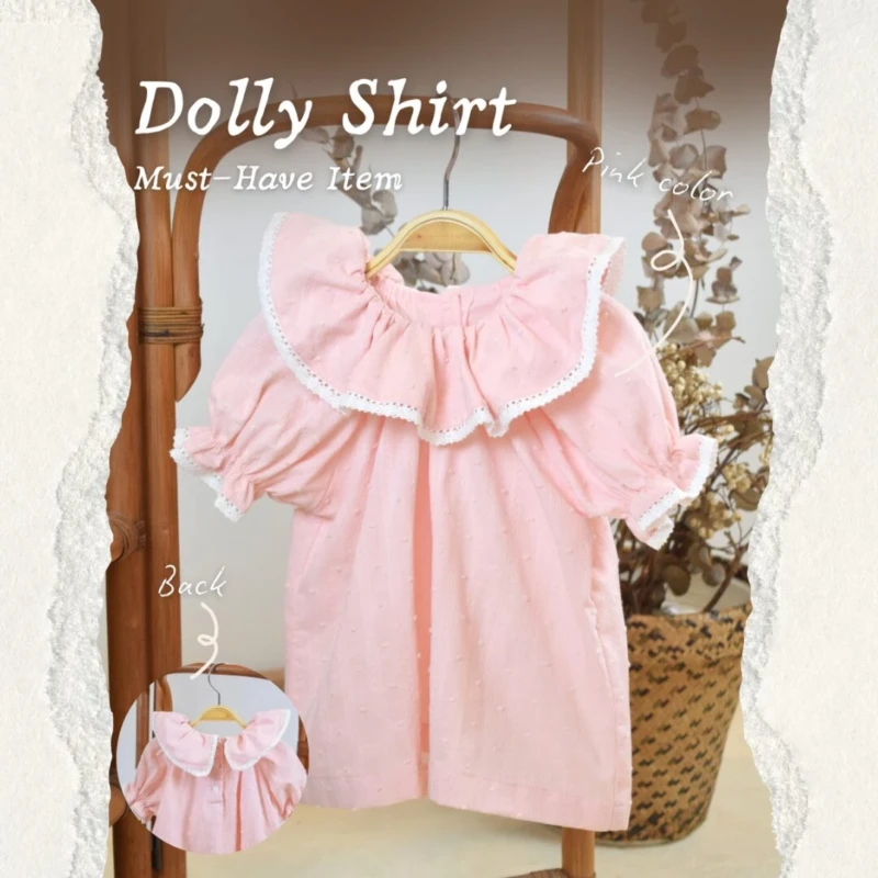 Dolly Shirt for girls - Plain color