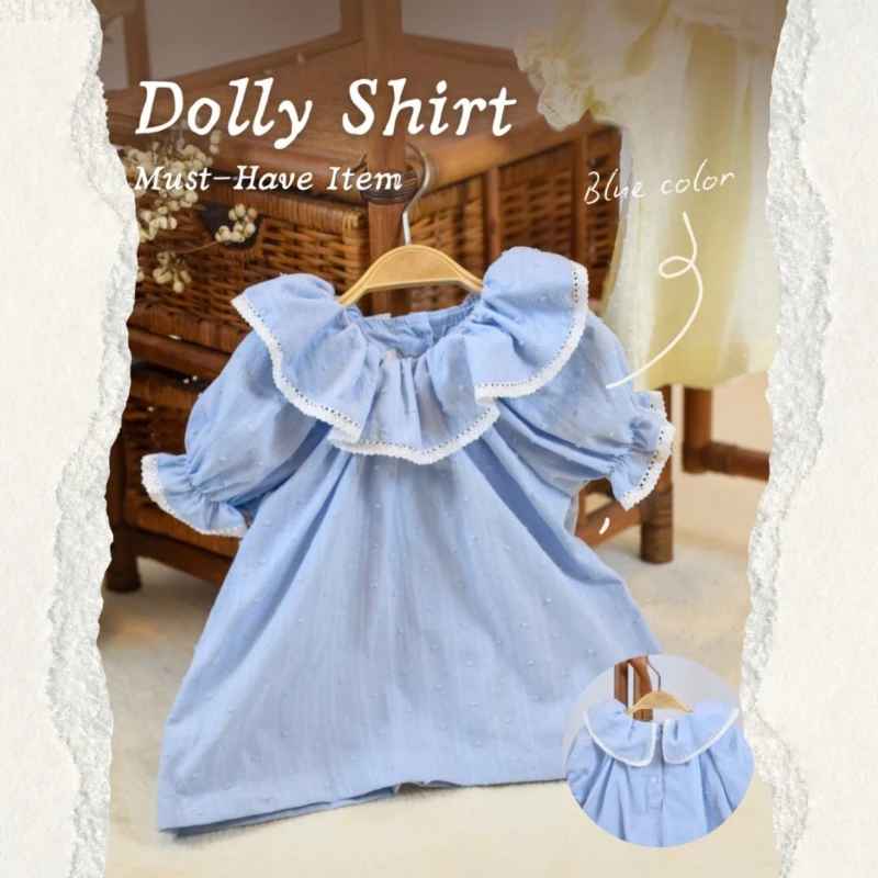 Dolly Shirt for girls - Plain color