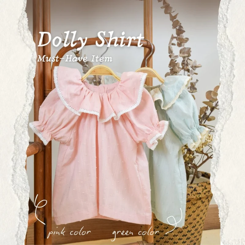 Dolly Shirt for girls - Plain color