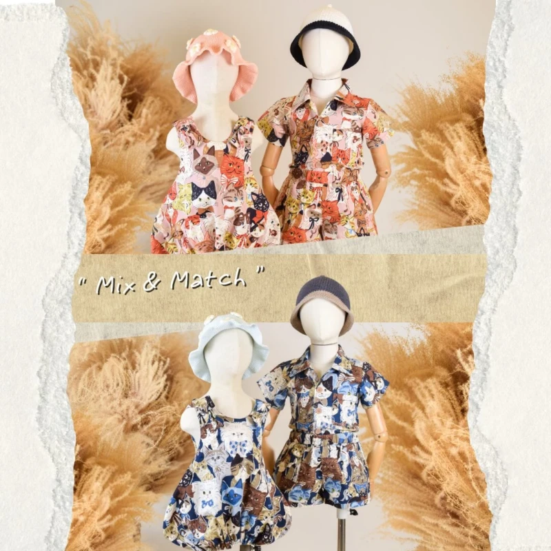 Balloon Dress - Little Cats