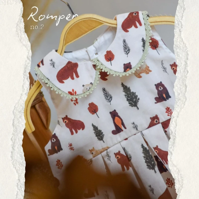 Romper for girls - The Bear Forest