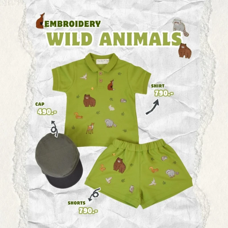 Polo Shirt & Shorts - Embroidery