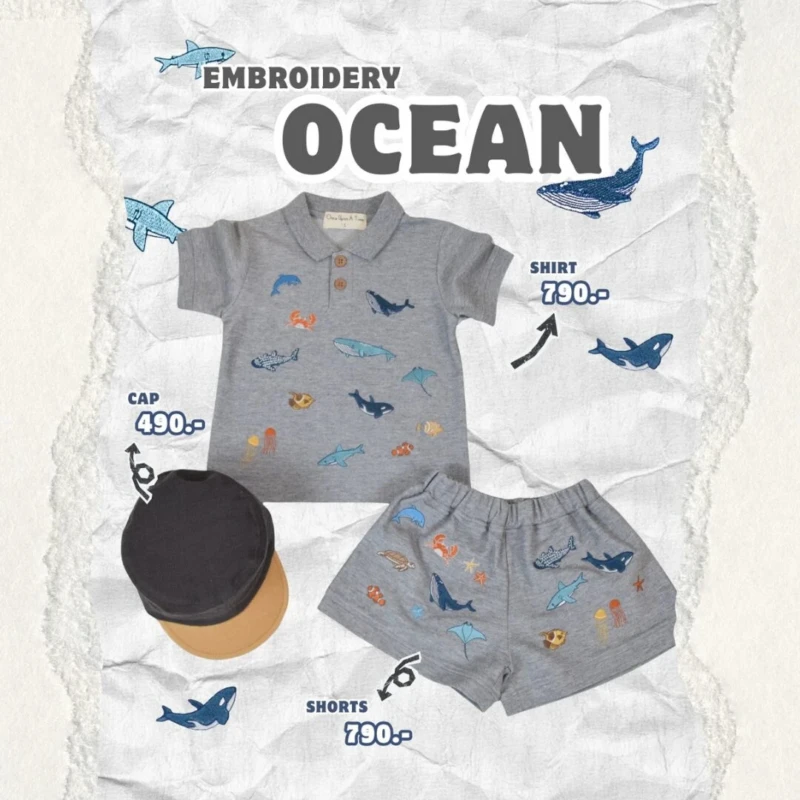 Polo Shirt & Shorts - Embroidery