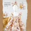 Magnolia Dress - Cats with Flowers