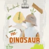 Handmade Crochet Hat - Dinosaur