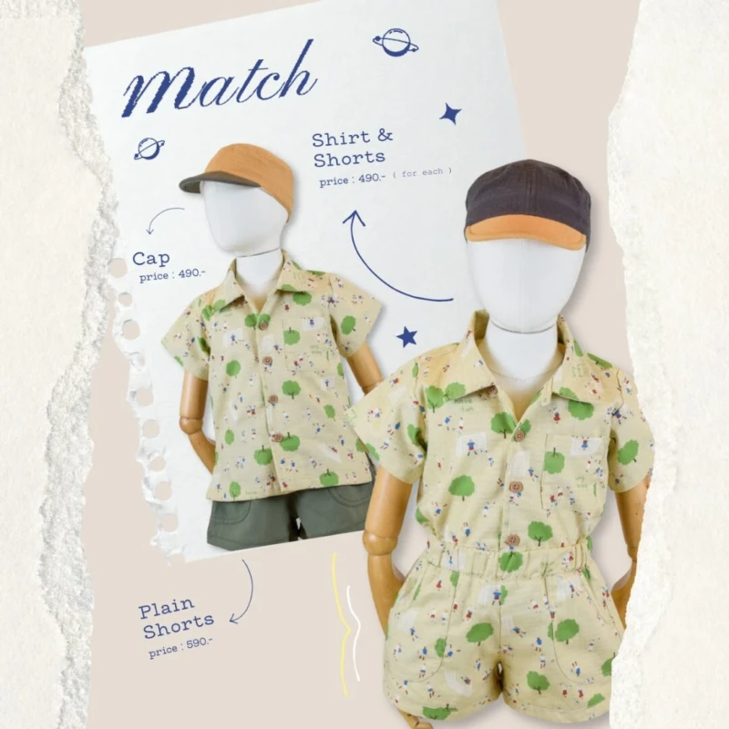 Shirt & Shorts for boy - Little League Garden