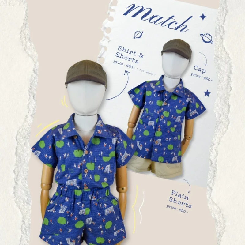 Shirt & Shorts for boy - Little League Garden