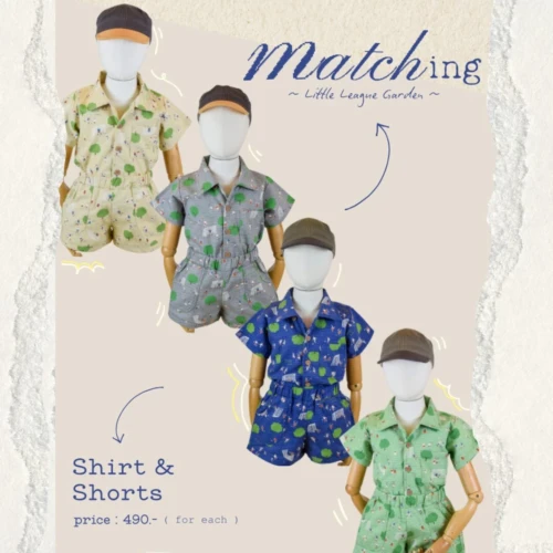 Shirt & Shorts for boy - Little League Garden