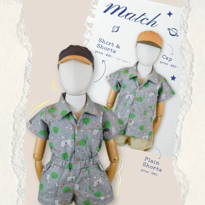 Shirt & Shorts for boy - Little League Garden