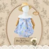 Bow Back Dress - Family Set - Blue Birds
