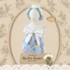 Big Bow Romper - Family Set - Blue Birds