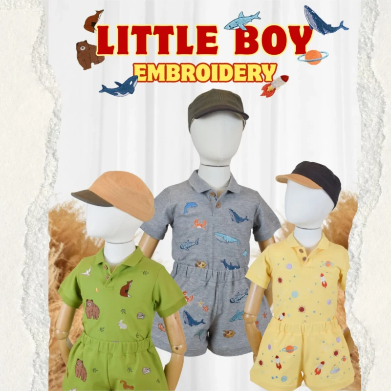 Polo Shirt & Shorts - Embroidery