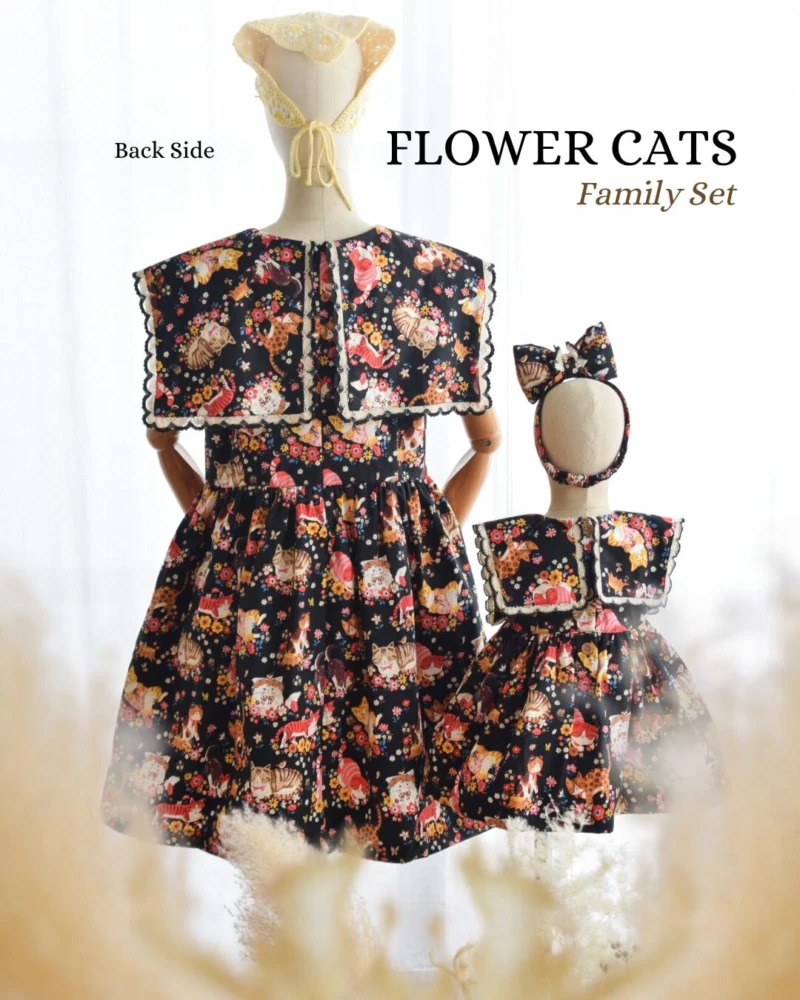Family Set - Flower Cats