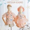 Shirt - Embroidery - Ocean in pink