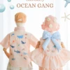 Bow Back Set - Embroidery - Ocean in pink