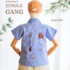 Shirt - Embroidery - Jungle Gang in blue