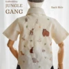 Shirt - Embroidery - Jungle Gang in cream