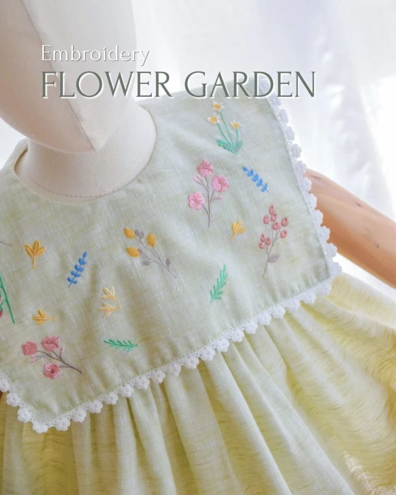 Dress & Romper - Embroidery - Flowers Garden