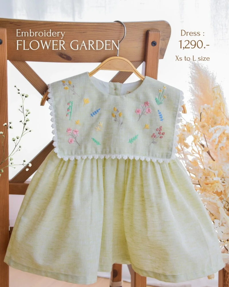 Dress & Romper - Embroidery - Flowers Garden