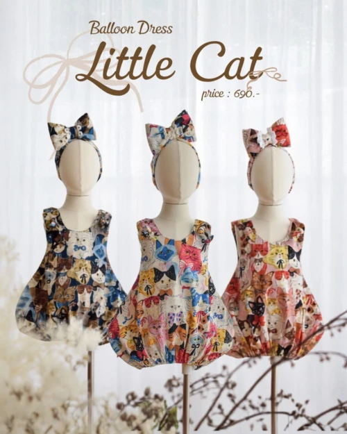 Balloon Dress - Little Cat