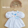 Tulip Dress - Embroidery - Ocean Gang