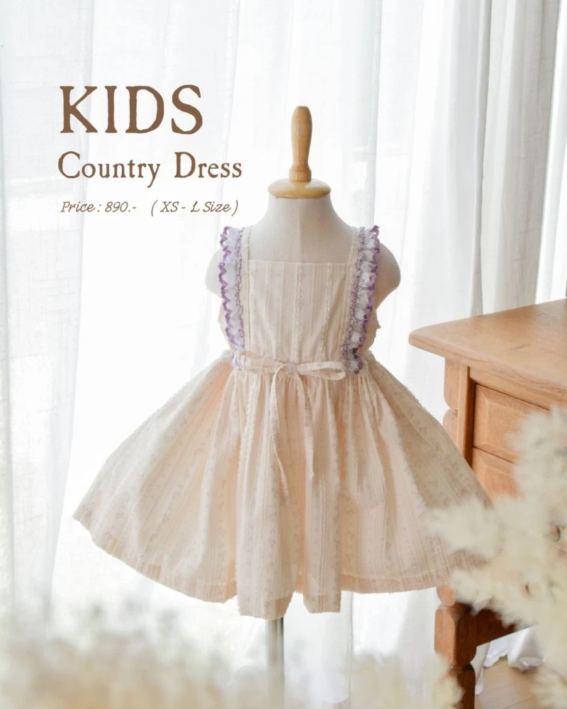 Country Dress - Family Set - Girls