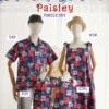 Family Set - Paisley in blue red