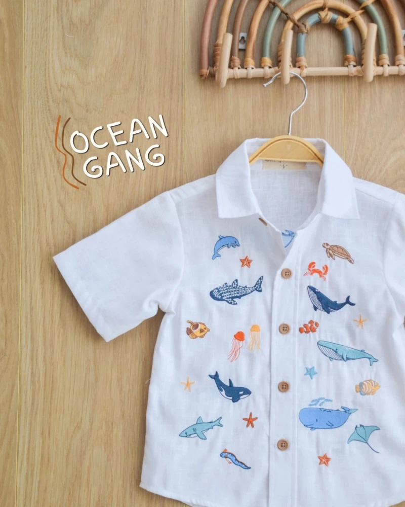 Shirt - Embroidery - Ocean Gang