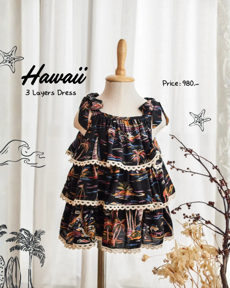 3 Layers Dress - Hawaii Style