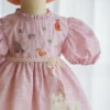Tulip Dress - Embroidery - Flowers